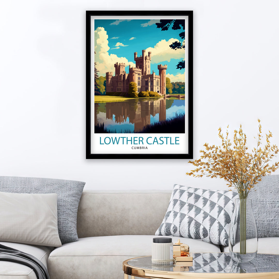 Latrigg Lake District Travel Poster Lake District Wall Decor Lake District Home Living Decor Lake District Illustration Travel Poster Gift