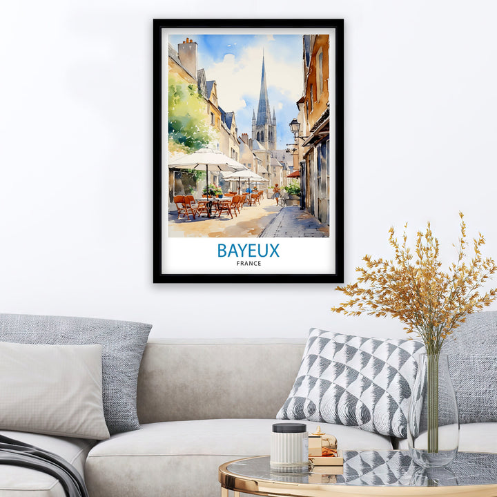 Bayeux France Travel Poster Bayeux Wall Decor Bayeux Poster France Travel Posters Bayeux Art Poster Bayeux Illustration Bayeux Wall Art