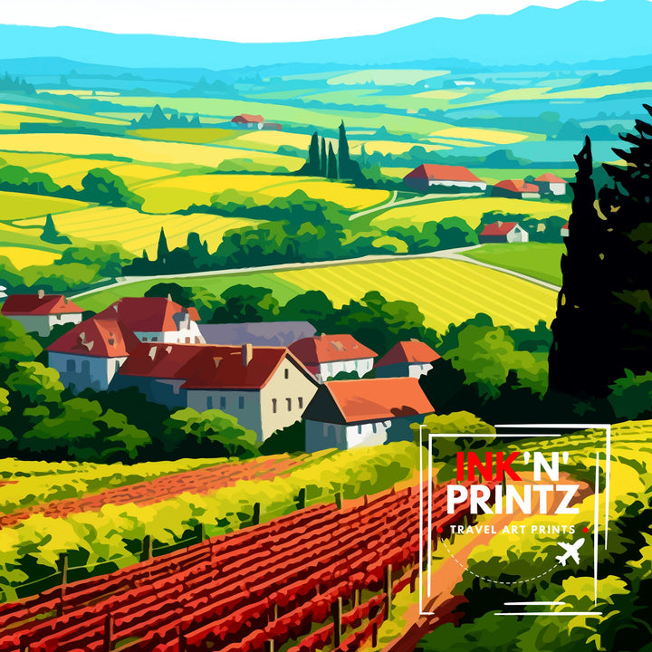 Burgundy France Travel Poster Burgundy Wall Decor Burgundy Poster France Travel Posters Burgundy Art Poster Burgundy Illustration Burgundy