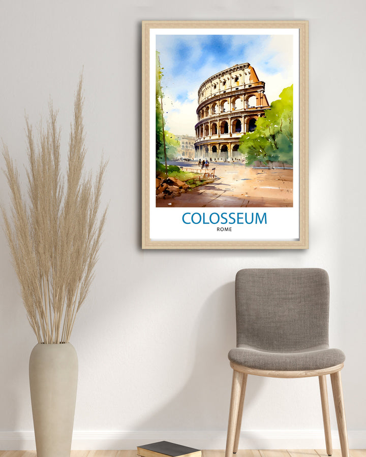 Rome Italy Travel Poster Rome Wall Decor Rome Poster Italy Travel Posters Rome Art Poster Rome Illustration Rome Wall Art Italy Poster