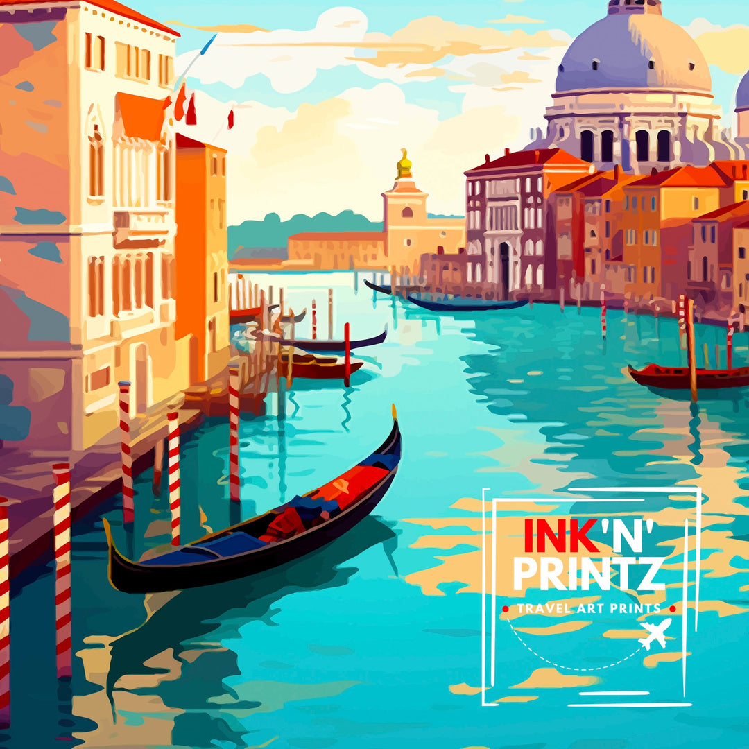 Venice Art Poster | Venice Travel Poster