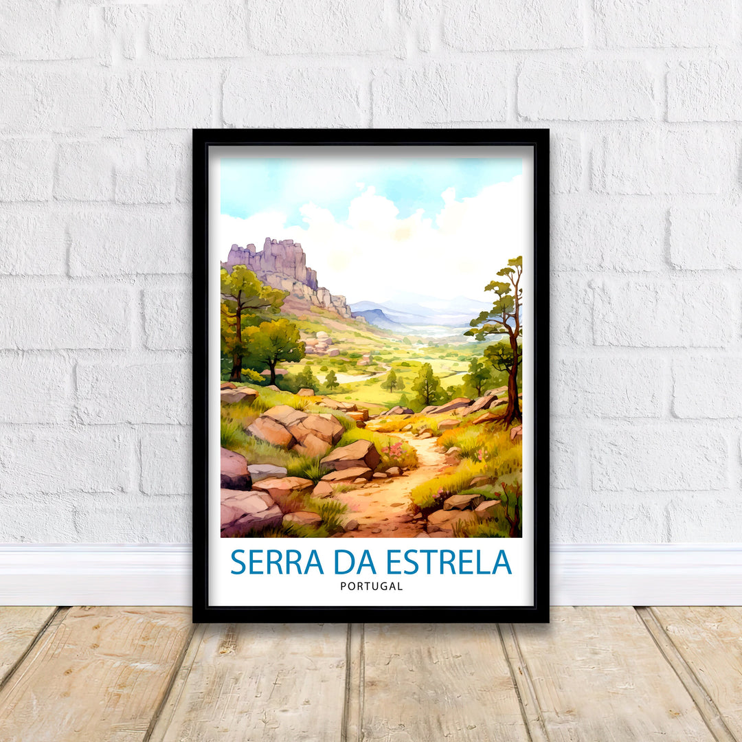 Serra da Estrela Portugal Travel Poster Serra da Estrela Wall Decor Serra da Estrela Poster Portugal Travel Posters Serra da Estrela Art Poster