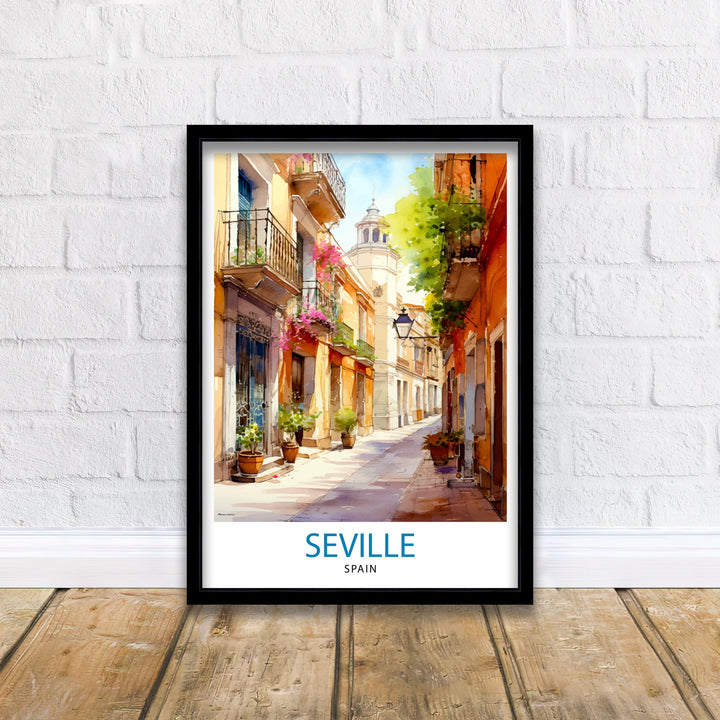 Seville Travel Poster | Seville Spain