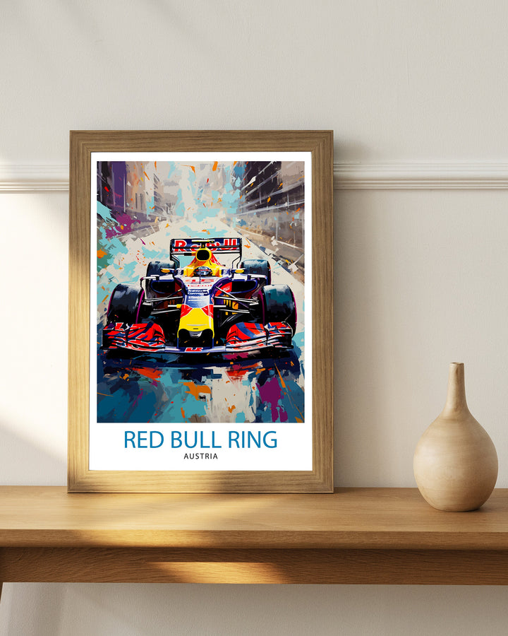 Spielberg Race Track Poster Motorsport Decor Spielberg Poster Racing Art Spielberg Wall Art Gift for Racing Fans Spielberg Home Decor