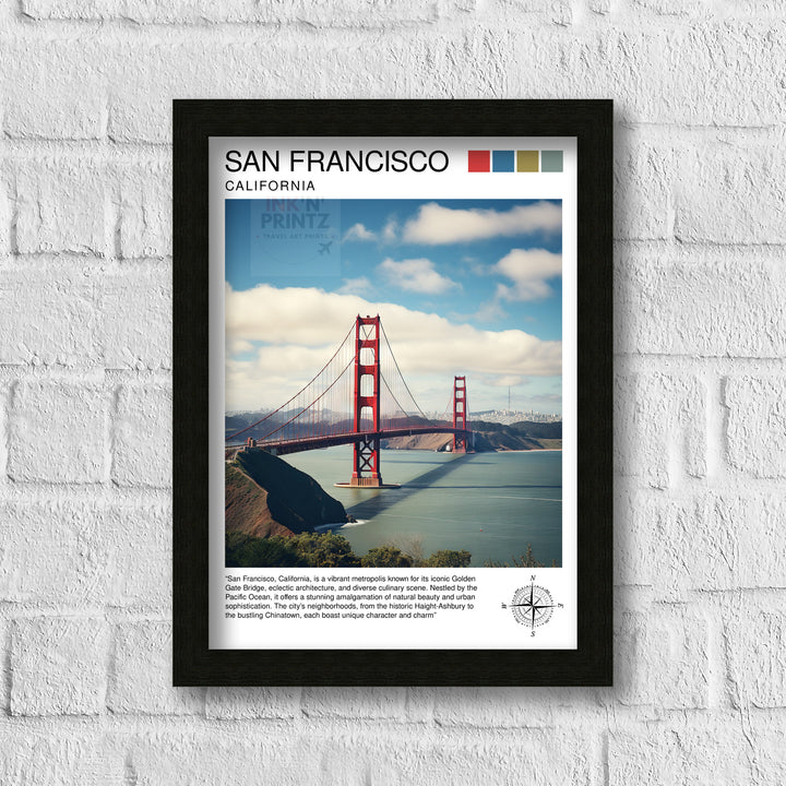 San Francisco Travel Poster San Francisco Wall Art San Francisco Home Decor San Francisco Illustration San Francisco Poster San Francisco