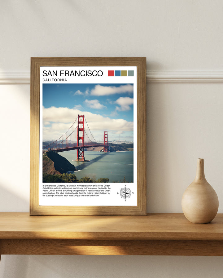 San Francisco Travel Poster San Francisco Wall Art San Francisco Home Decor San Francisco Illustration San Francisco Poster San Francisco