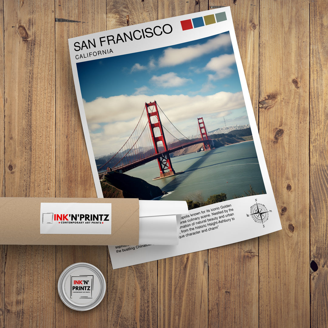 San Francisco Travel Poster San Francisco Wall Art San Francisco Home Decor San Francisco Illustration San Francisco Poster San Francisco