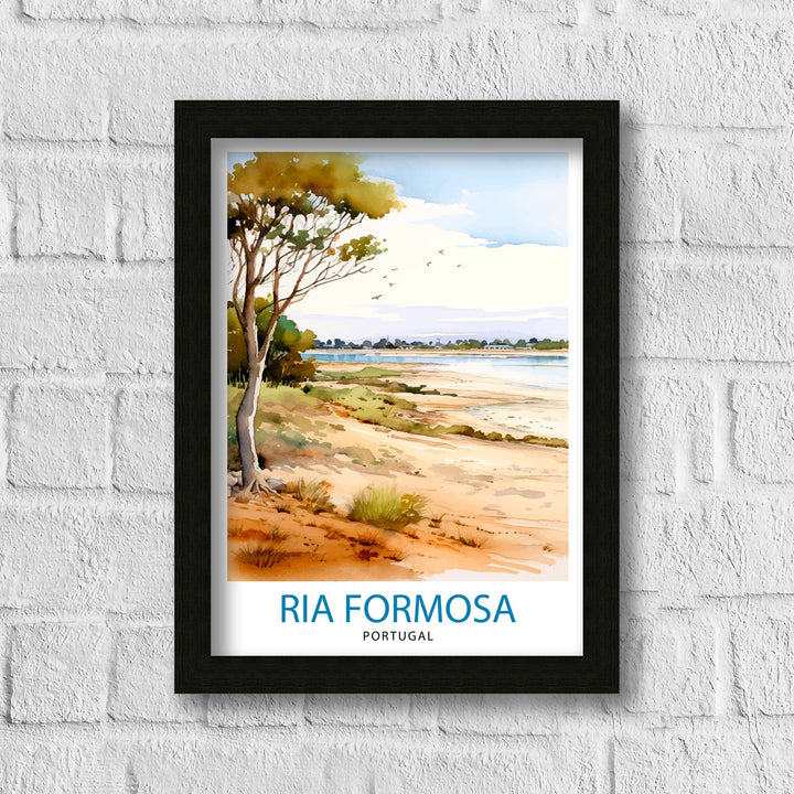 Ria Formosa Portugal Travel Poster Ria Formosa Wall Decor Ria Formosa Poster Portugal Travel Posters Ria Formosa Art Poster Ria Formosa