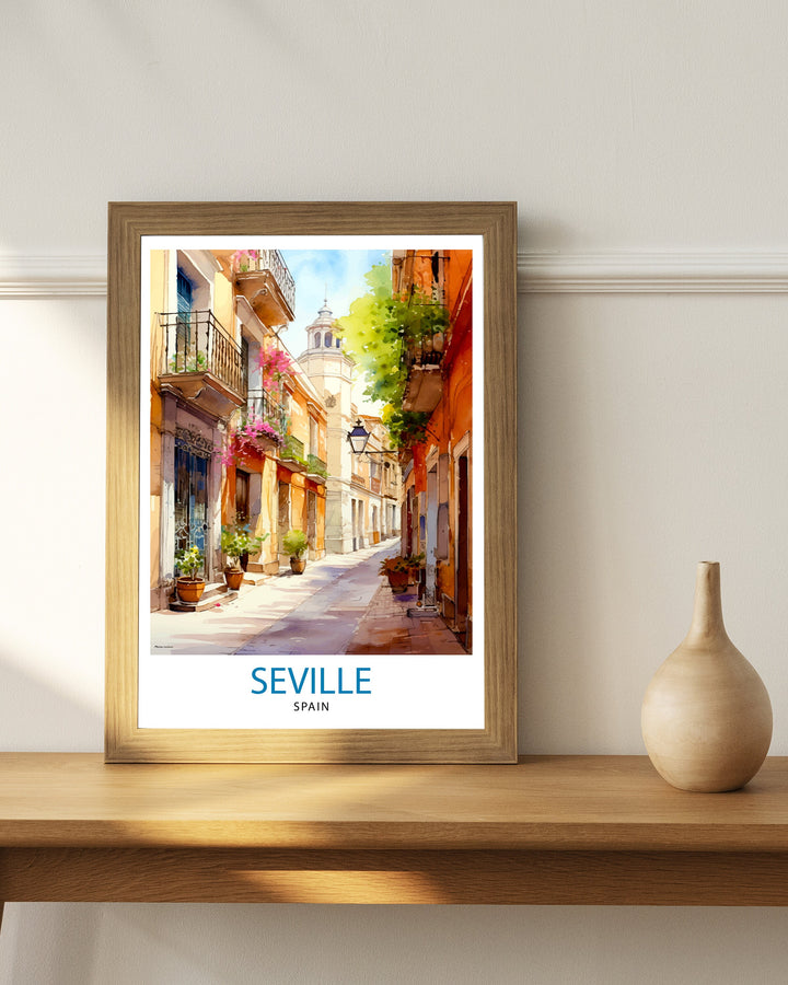 Seville Travel Poster | Seville Spain