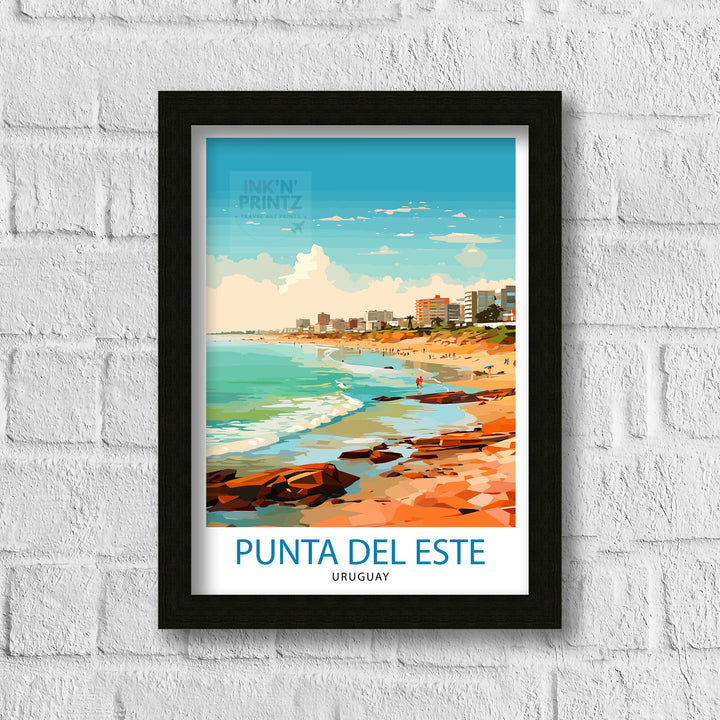 Punta del Este Travel Poster Punta del Este Wall Decor Punta del Este Poster Uruguay Travel Posters Punta del Este Art Poster Punta del Este