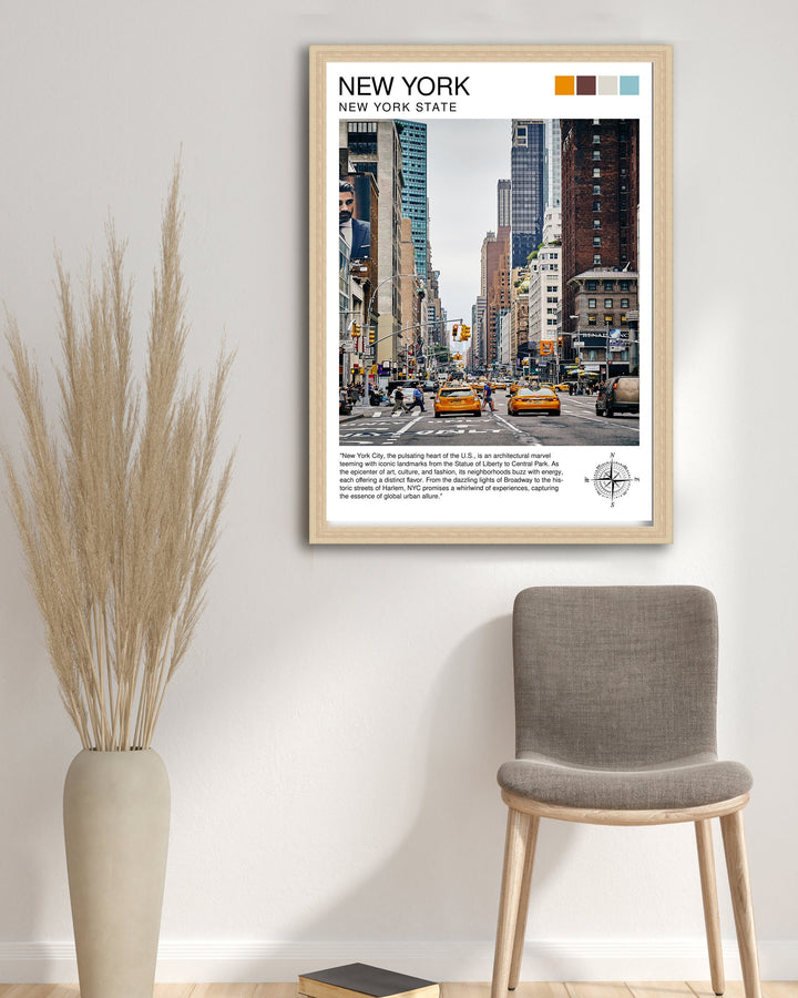 New York Travel Poster New York Wall Decor New York Poster USA Travel Posters New York Art Poster New York Illustration New York Wall Art