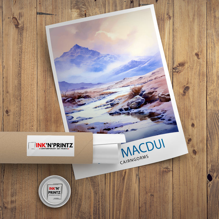 Ben Macdui Poster Cairngorms National Park Poster Scottish Highlands Decor Ben Macdui Summit Artwork Mountain Landscape Hiking Scotland Gift