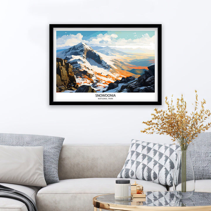 Snowdonia Travel Print | Snowdonia Print | Travel Poster | Wales | Snowdonia Poster | Travel Print | Wales Print | Snowdon Print