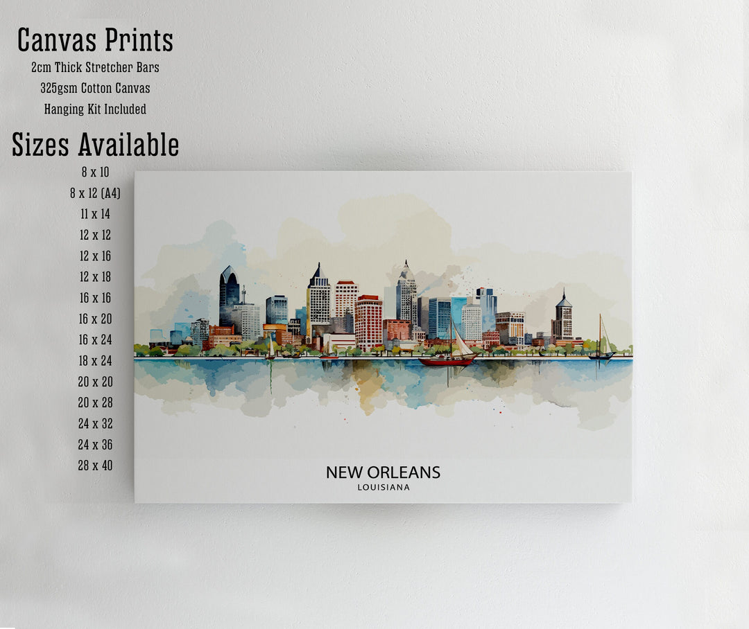 New Orleans Travel Print New Orleans Wall Decor New Orleans Home Living Decor New Orleans Illustration Travel Poster Gift For New Orleans