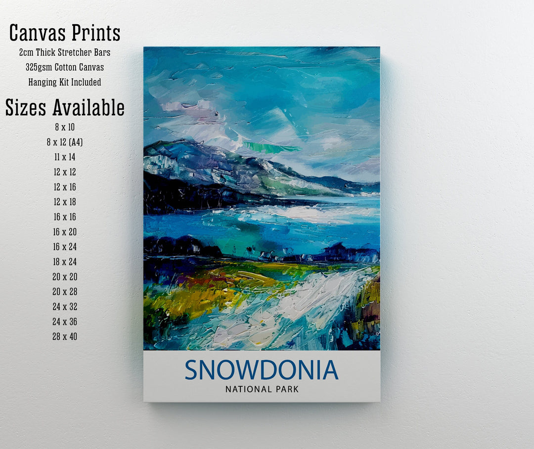 Snowdonia National Park Travel Print Snowdonia Wall Decor Snowdonia Home Living Decor Snowdonia Illustration Travel Poster Gift