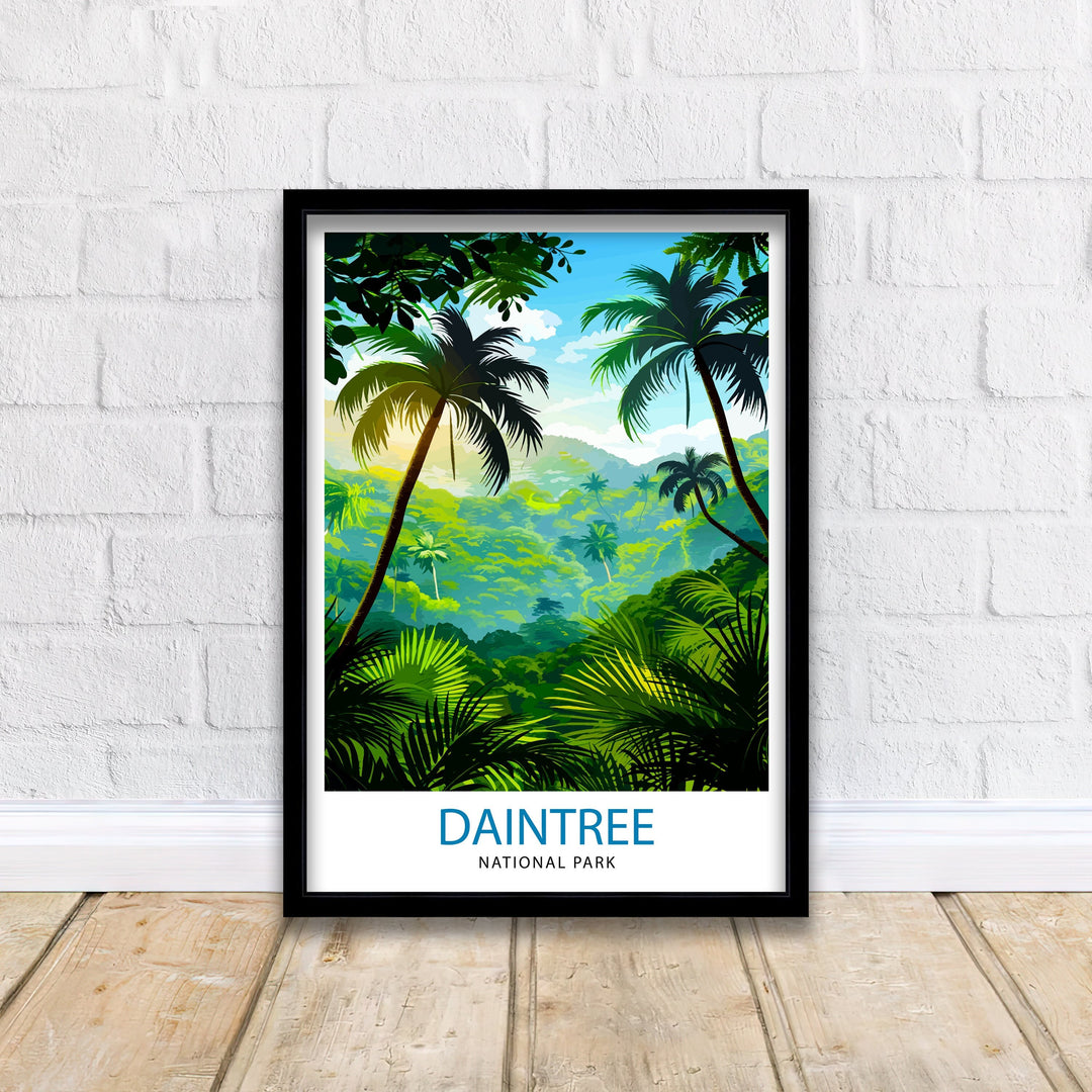 Daintree Rainforest Australia Travel Print Wall Art Daintree Wall Hanging Home Décor Daintree Gift Art Lovers Australia Art Lover Gift Print