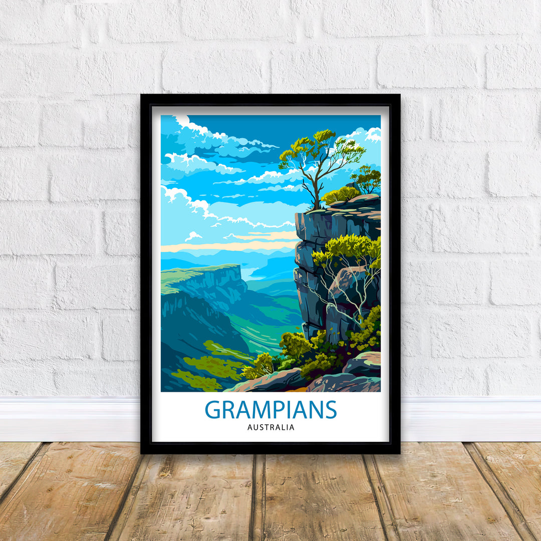 Grampians National Park Australia Travel Print Nature Wall Decor Grampians Landscape Poster Australian National Park Prints Grampians Art