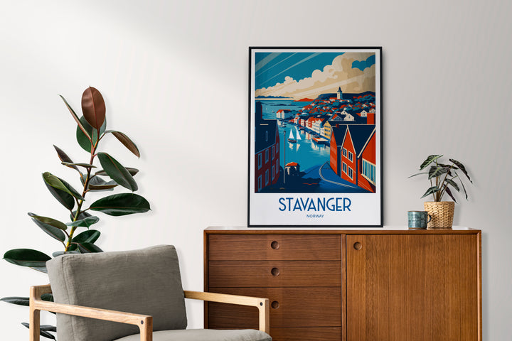 Stavanger, Norway Travel Print