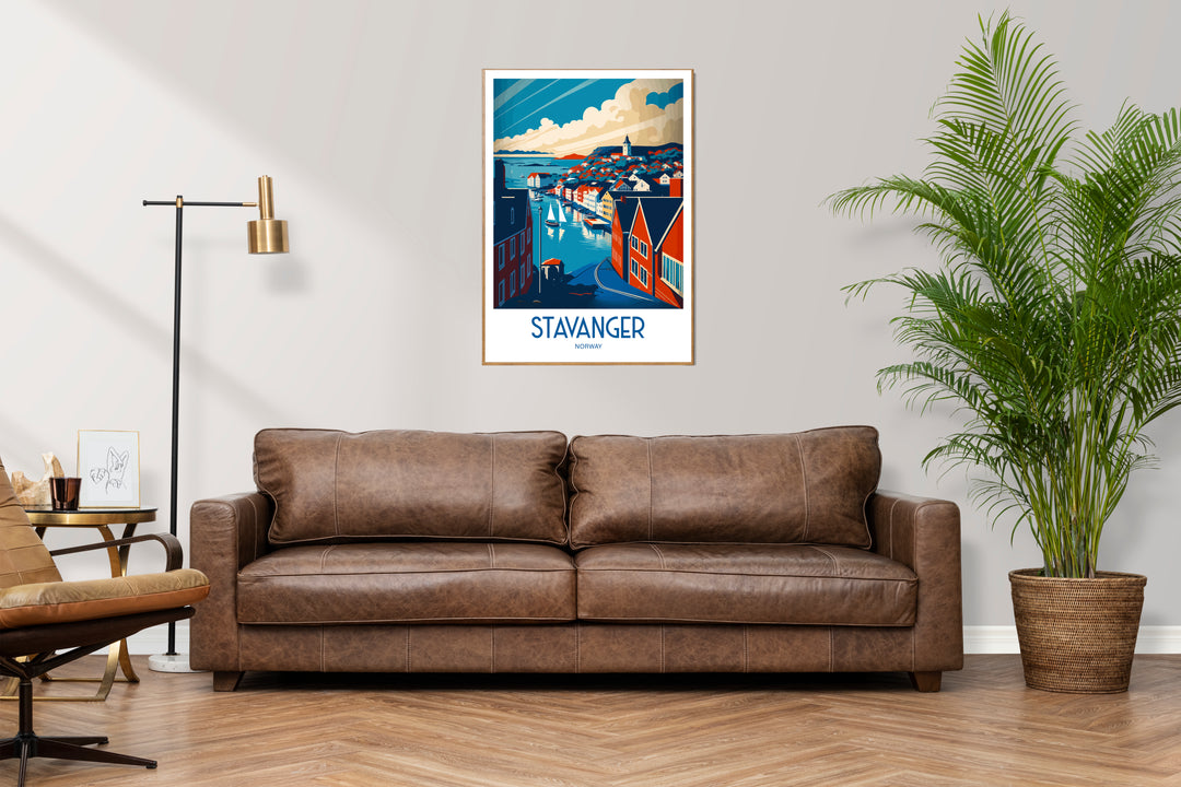 Stavanger, Norway Travel Print