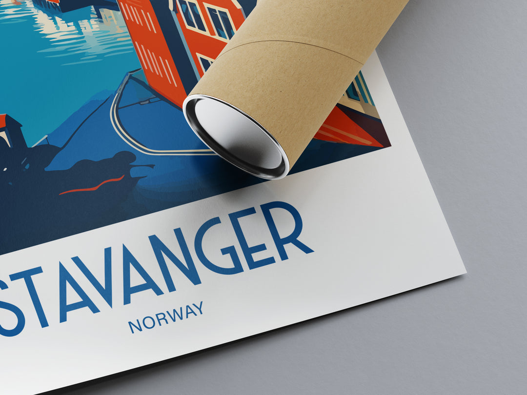 Stavanger, Norway Travel Print