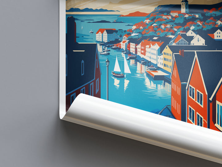 Stavanger, Norway Travel Print